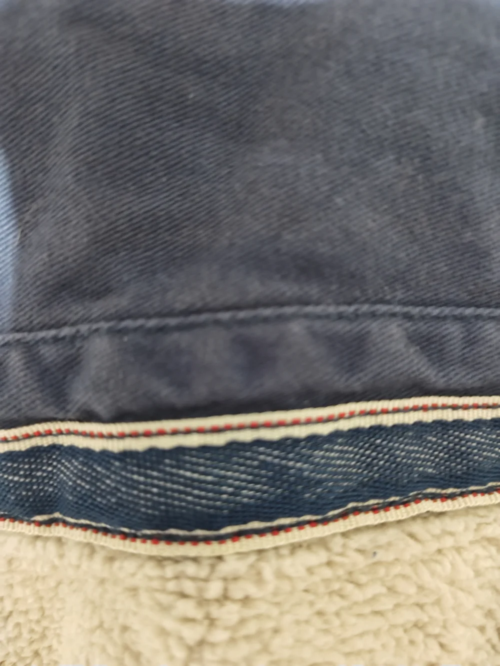 Levi's Navy Button-Up Sherpa-Lined Shirt Jacket - Picture 9 of 9